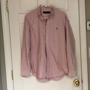 Ralph Lauren Iconic Oxford Shirt Red & White